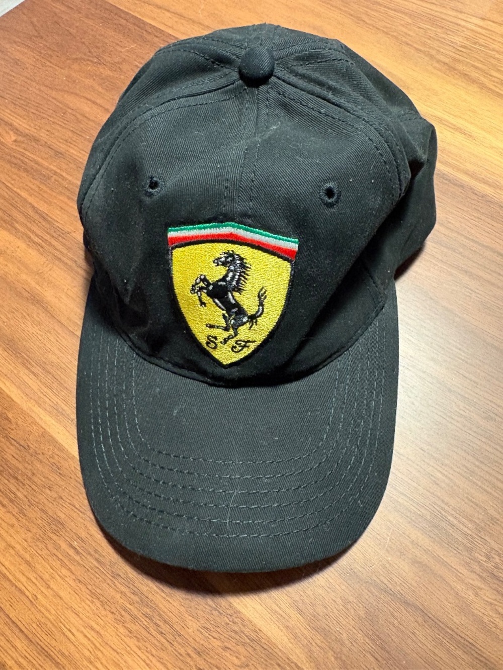 Ferrari hat - NWT - black with horse logo